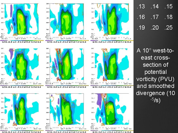 . 13. 14. 15. 16. 17. 18. 19. 20. 25 A 10° west-toeast crosssection . 13. 14. 15. 16. 17. 18. 19. 20. 25 A 10° west-toeast crosssection