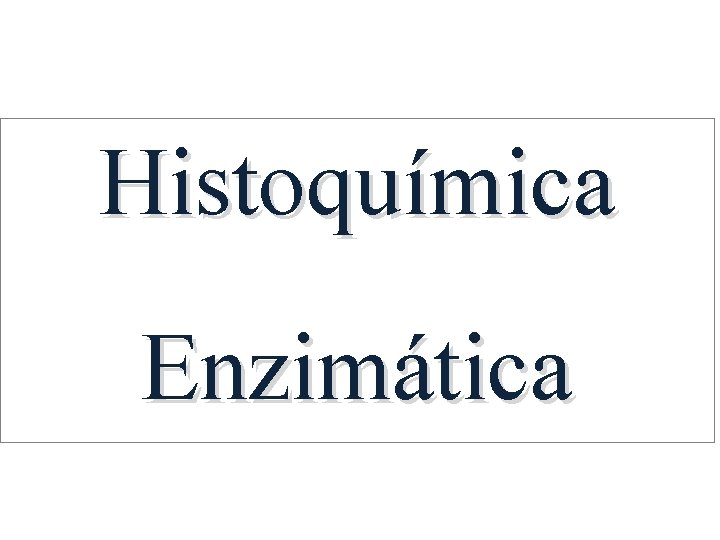 Histoquímica Enzimática 