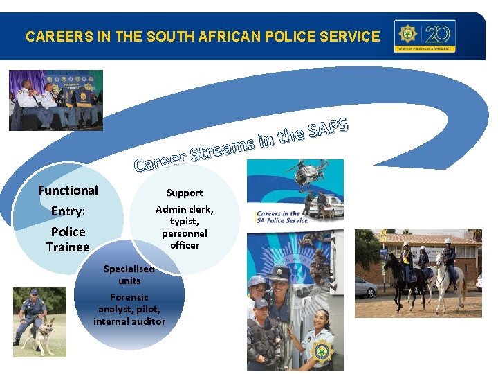 CAREERS IN THE SOUTH AFRICAN POLICE SERVICE S P A S e h t