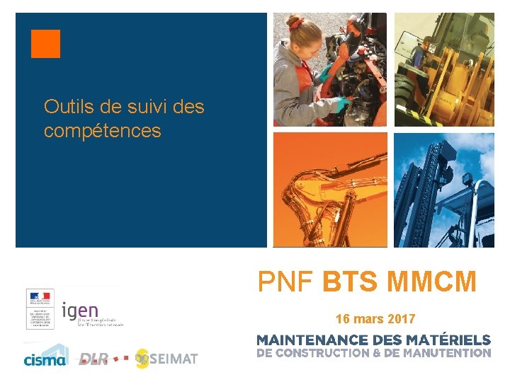 Outils de suivi des compétences PNF BTS MMCM 16 mars 2017 