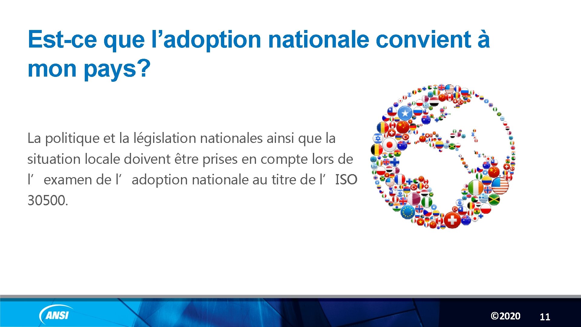 Est-ce que l’adoption nationale convient à mon pays? La politique et la législation nationales