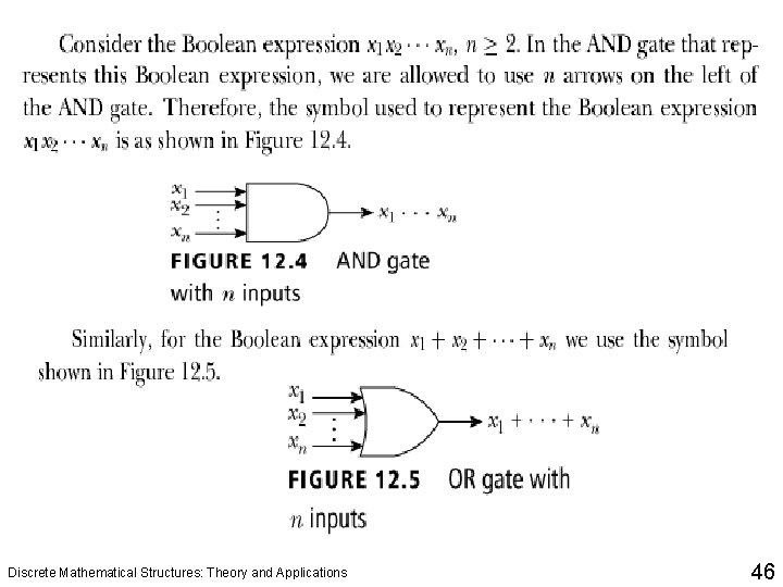 Discrete Mathematical Structures: Theory and Applications 46 