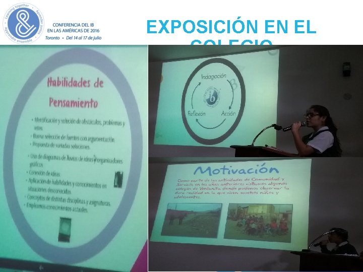 EXPOSICIÓN EN EL COLEGIO EXPOSICIÓN EN EL COLEGIO