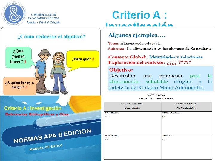 Criterio A : Investigación Criterio A : Investigación