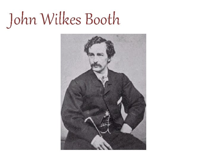 John Wilkes Booth 