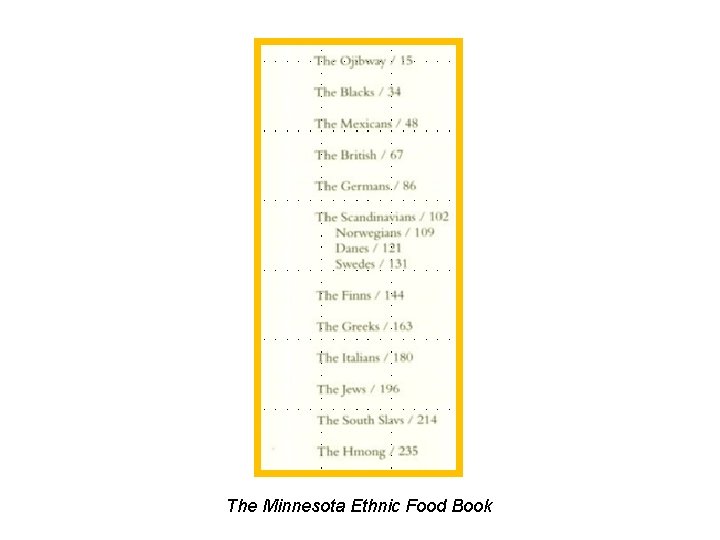 The Minnesota Ethnic Food Book 