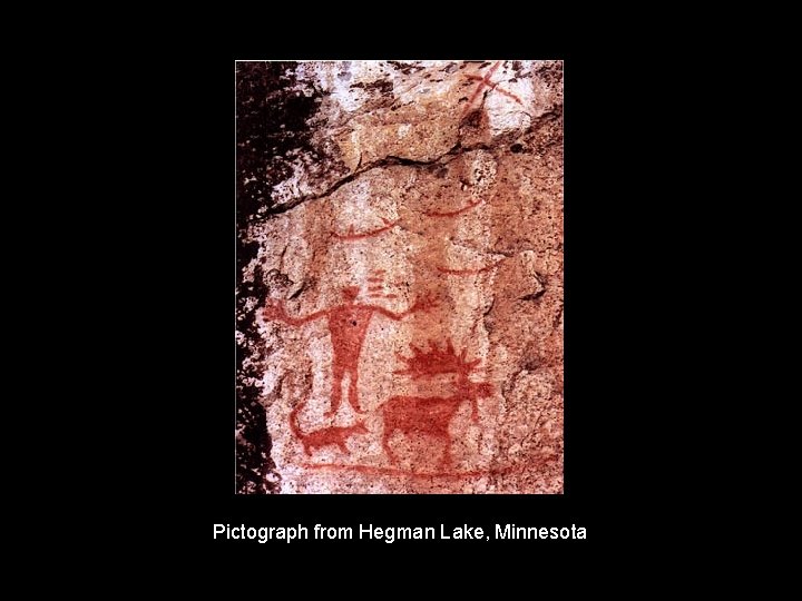 Pictograph from Hegman Lake, Minnesota 