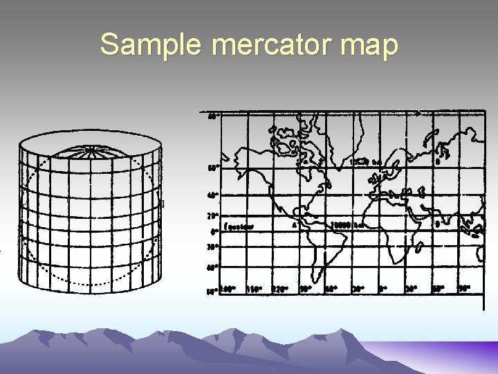 Sample mercator map 