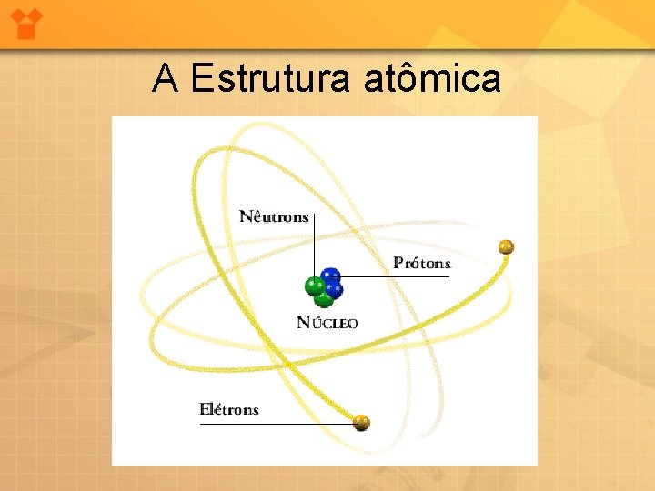 A Estrutura atômica A Estrutura atômica