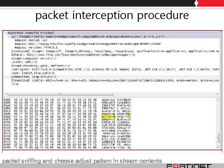 packet interception procedure 프로그램 차단(IM, P 2 P등) To block the special programs first packet interception procedure 프로그램 차단(IM, P 2 P등) To block the special programs first