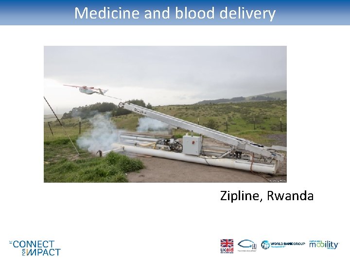 Medicine and blood delivery Zipline, Rwanda 