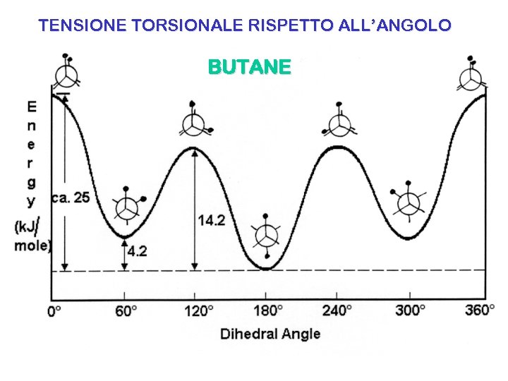 TENSIONE TORSIONALE RISPETTO ALL’ANGOLO BUTANE 