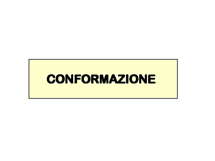 CONFORMAZIONE 