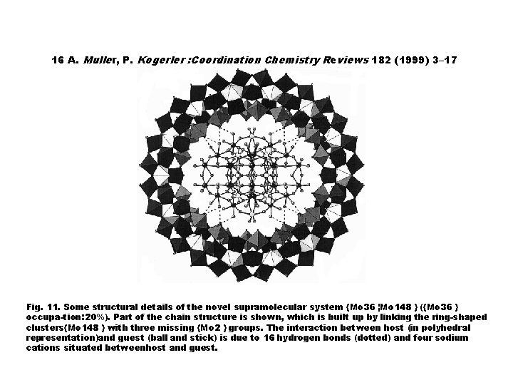 16 A. Muller, P. Kogerler : Coordination Chemistry Reviews 182 (1999) 3– 17 Fig.