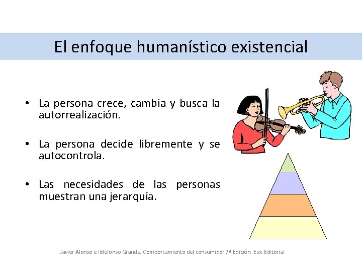 El enfoque humanístico existencial • La persona crece, cambia y busca la autorrealización. •