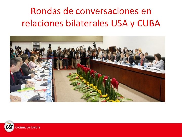Rondas de conversaciones en relaciones bilaterales USA y CUBA 
