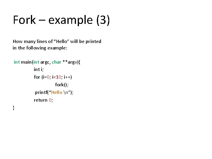 Operating Systems 162 Practical Session 1 System Calls