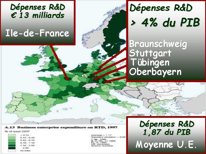 SOCIETE DE LA Dépenses R&D CONNAISSANCE € 13 milliards Jean-Marie ROUSSEAU PARIS - REPERES