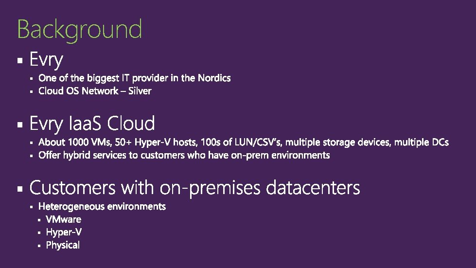 Overview of Microsoft BCDR solution Learn how to