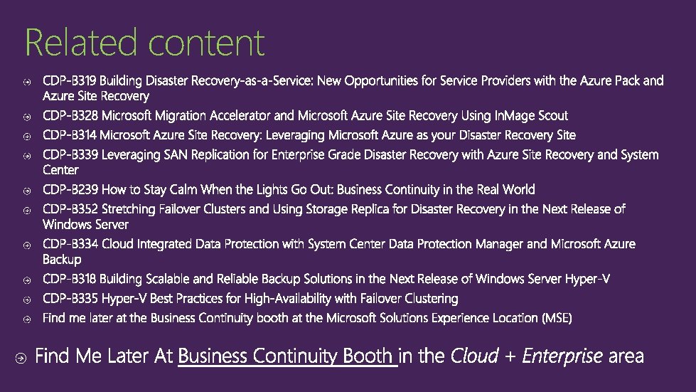 Overview of Microsoft BCDR solution Learn how to