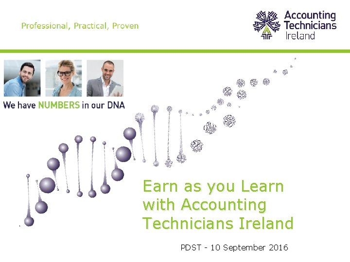 Earn as you Learn with Accounting Technicians Ireland PDST - 10 September 2016 