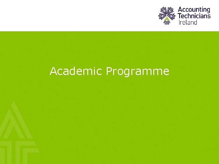 Academic Programme 