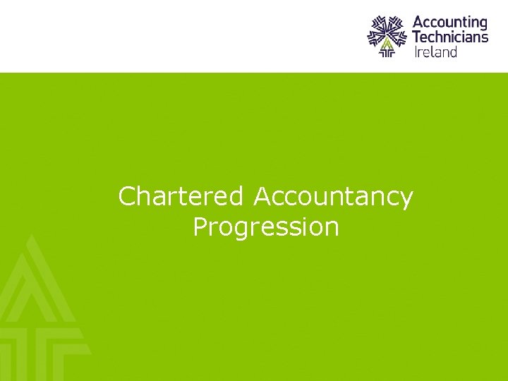 Chartered Accountancy Progression 