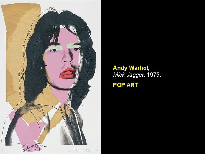 Andy Warhol, Mick Jagger, 1975. POP ART Andy Warhol, Mick Jagger, 1975. POP ART