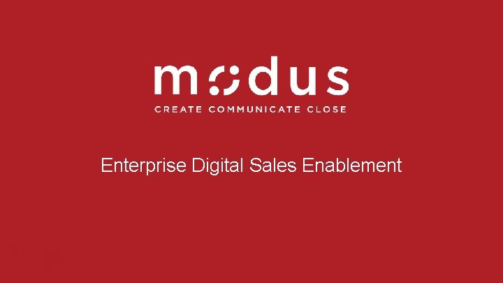 Enterprise Digital Sales Enablement 