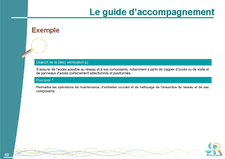 Le guide d’accompagnement Exemple 23 