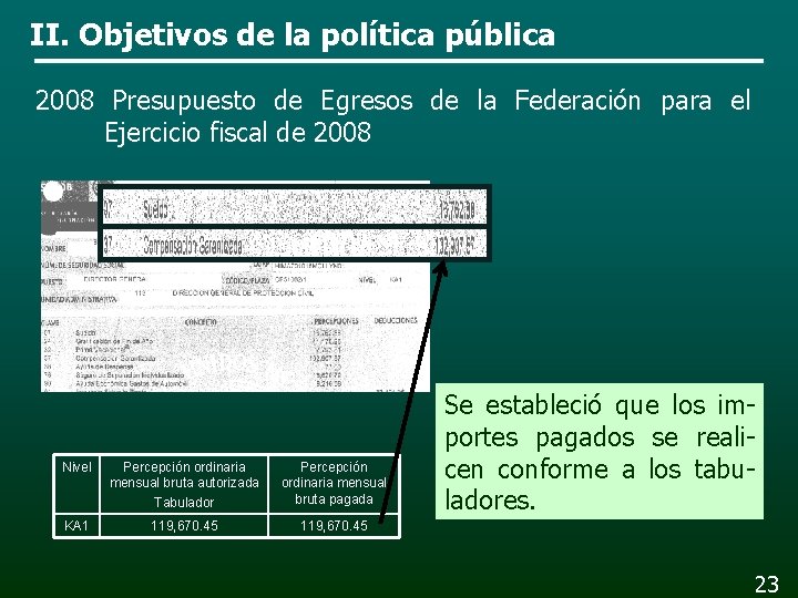 II. Objetivos de la política pública 2008 Presupuesto de Egresos de la Federación para