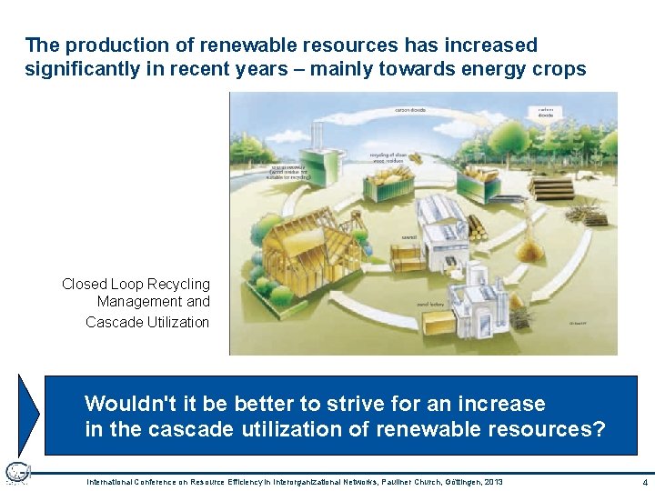 The production of renewable resources has increased significantly in recent years – mainly towards
