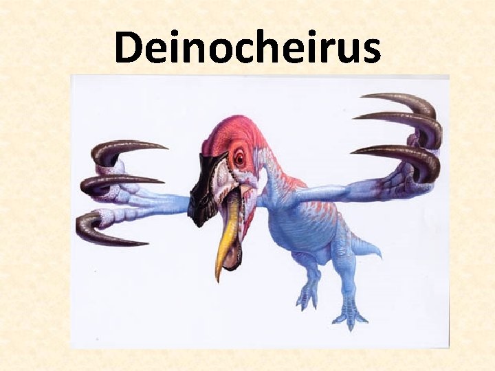 Deinocheirus 