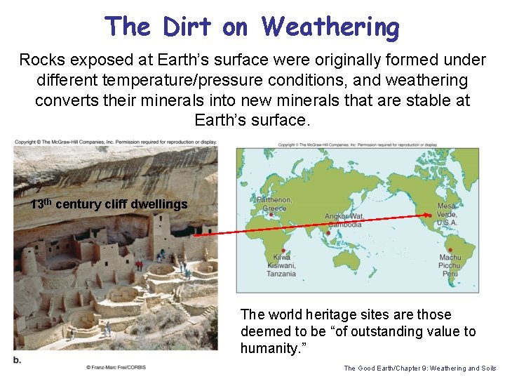 The Dirt on Weathering Rocks exposed at Earth’s surface were originally formed under different