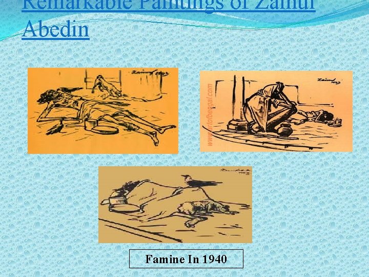 Remarkable Paintings of Zainul Abedin Famine In 1940 