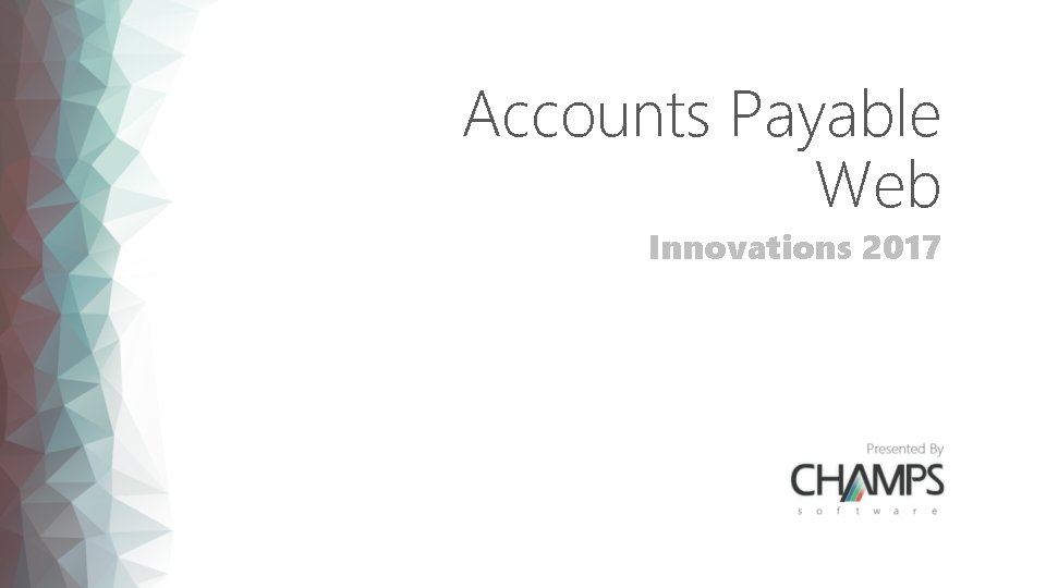 Accounts Payable Web Innovations 2017 