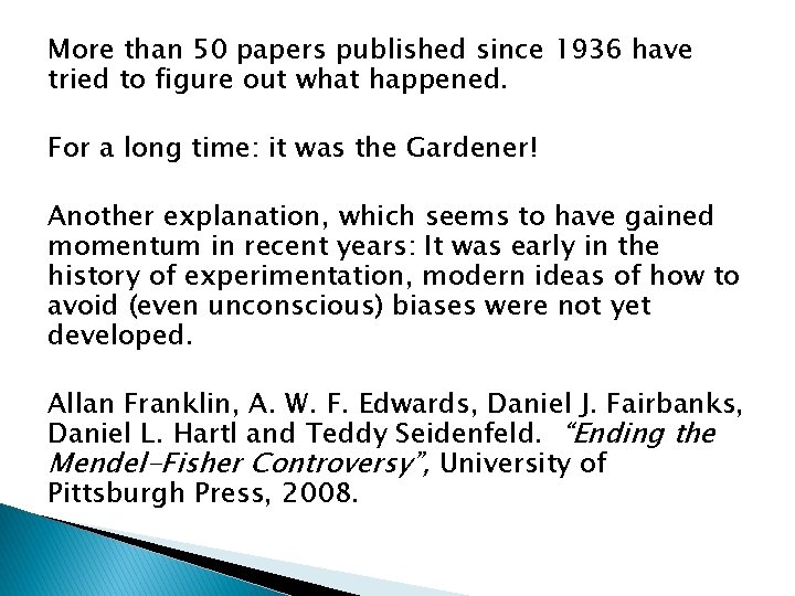 More than 50 papers published since 1936 have tried to figure out what happened.