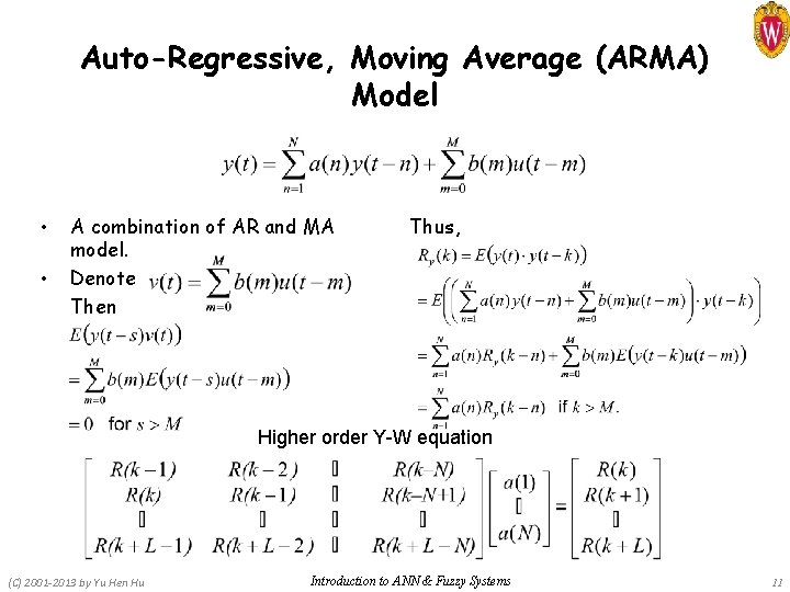 Lecture 10 Time Series Model Introduction To Ann