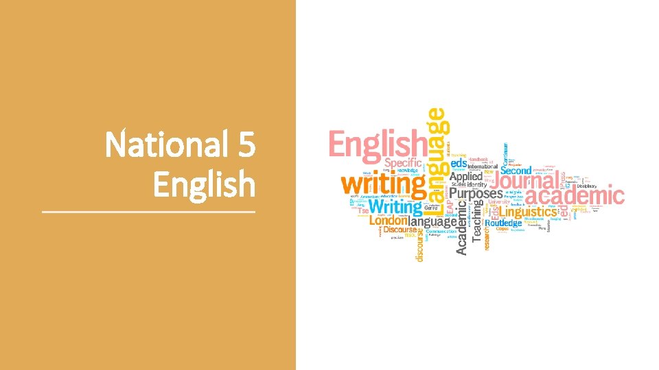 National 5 English 