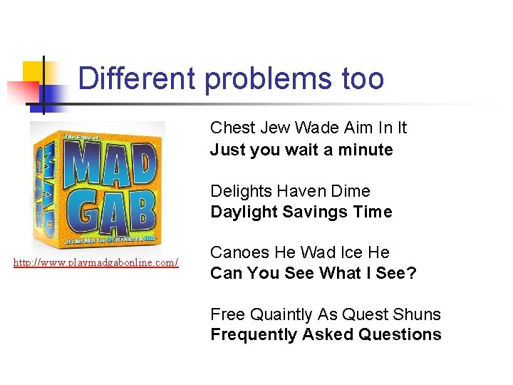 Different problems too Chest Jew Wade Aim In It Just you wait a minute