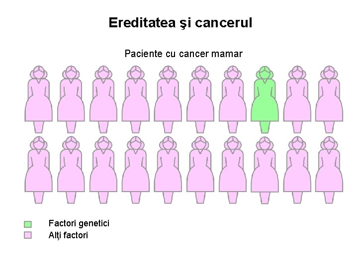 Ereditatea şi cancerul Paciente cu cancer mamar Factori genetici Alţi factori 