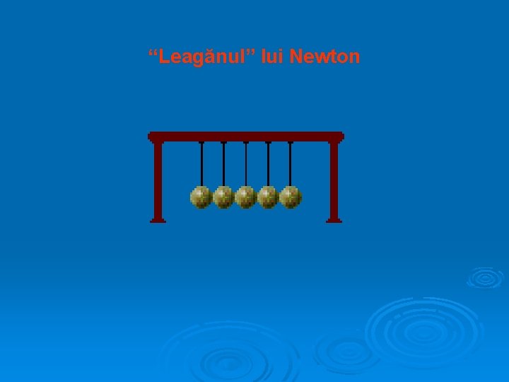 “Leagănul” lui Newton 