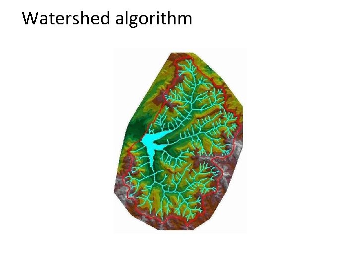 Watershed algorithm 