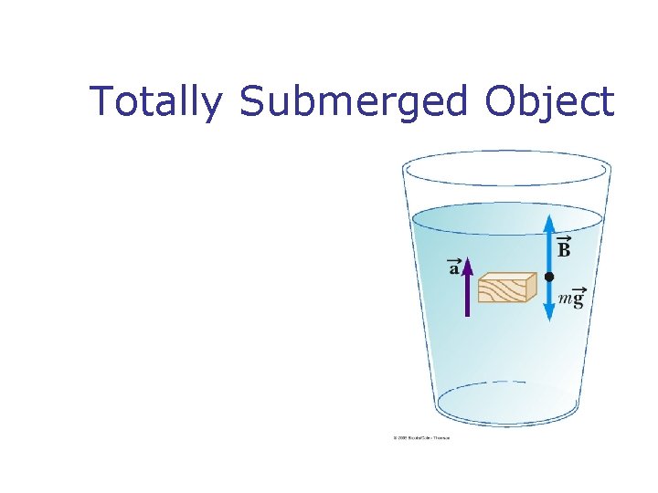 Totally Submerged Object 