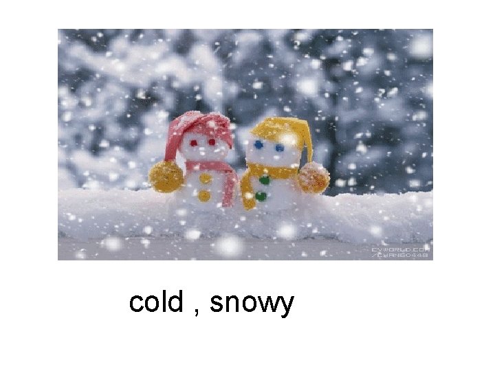cold , snowy 