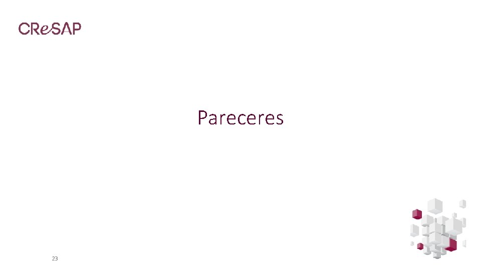 Pareceres 23 