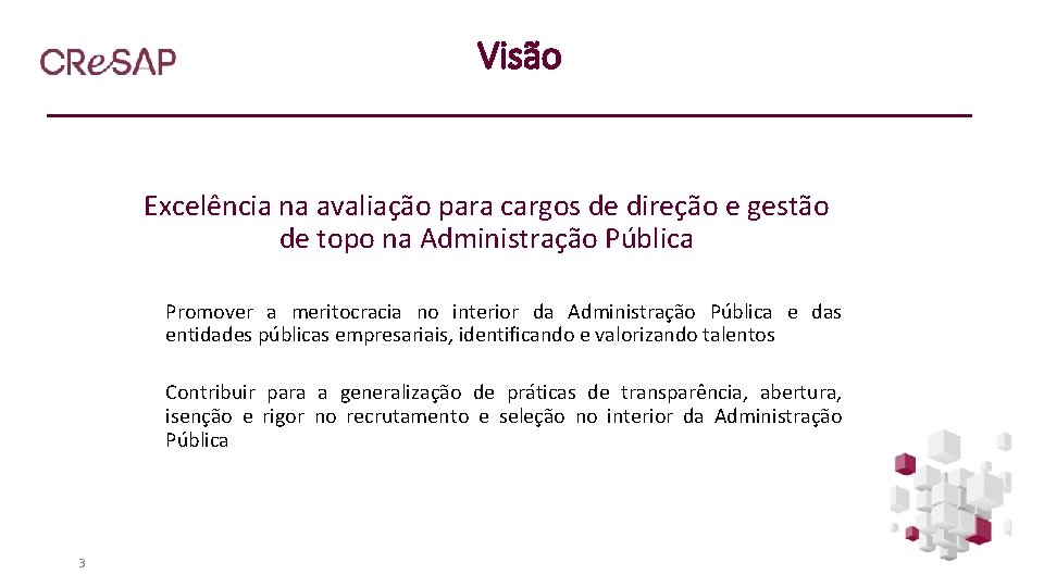 Visão Excelência na avaliação para cargos de direção e gestão de topo na Administração