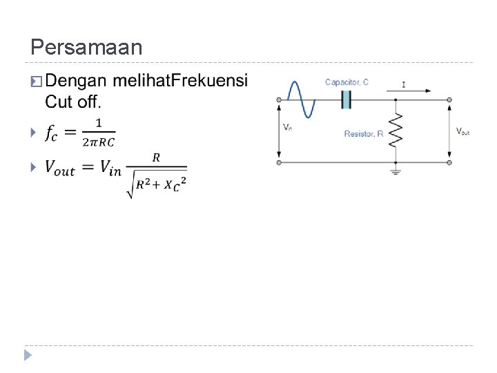 Persamaan � Persamaan �