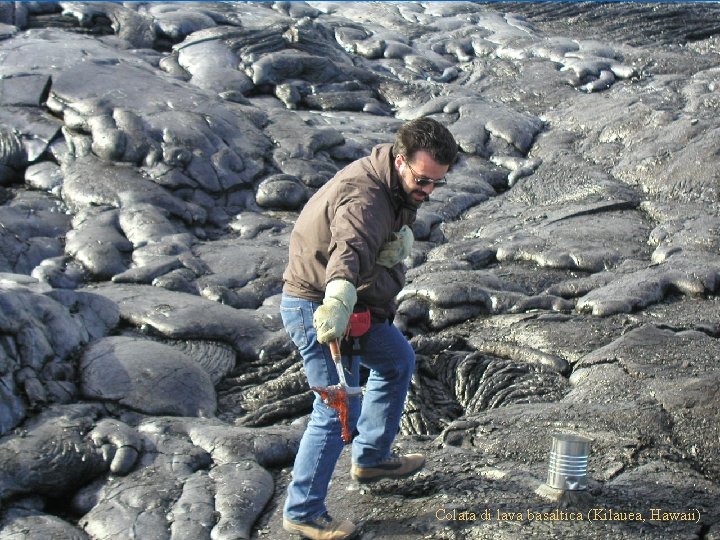 Colata di lava basaltica (Kilauea, Hawaii) 