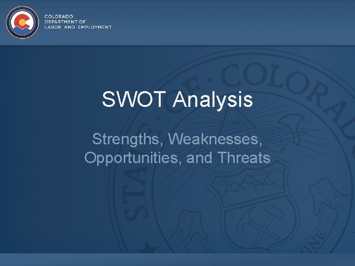 SWOT Analysis Strengths, Weaknesses, Opportunities, and Threats 